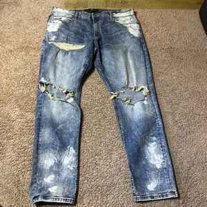 Jordan Craig Sean Jeans Men’s 40x32 Light Wash Distressed